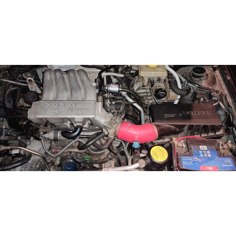 VOLVO 480 B20F OEM throttle hose 3463161 blue