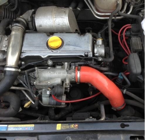 Saab 9-3 2,2 tid intercooler hose 12785083